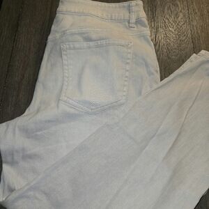 Chico's Sz. 14 Skimmer Tan Jeans